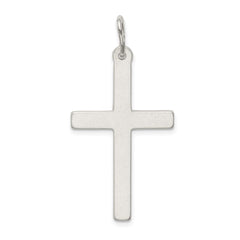 Sterling Silver Cross Pendant - 19