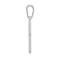 Sterling Silver Polished Cross Pendant - 37