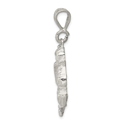 Sterling Silver Hockey Goalie Charm