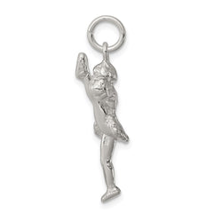 Sterling Silver Cheerleader Charm - 2