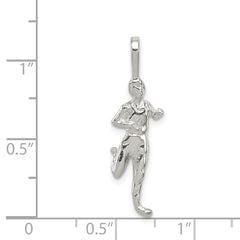 Sterling Silver Runner Pendant - 2