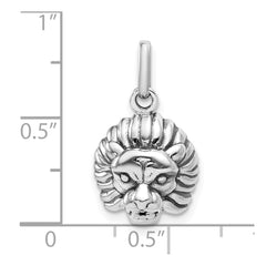 Sterling Silver Antiqued Lion Charm - 2