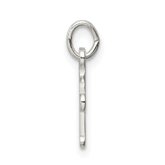 Sterling Silver Polished Cross Charm - 7