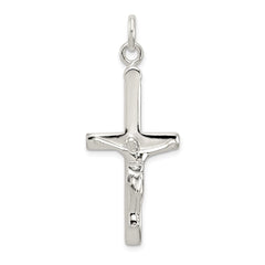 Sterling Silver Polished Crucifix Cross Pendant - 2