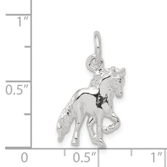 Sterling Silver Horse Charm - 6