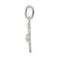Sterling Silver Polished Snowflake Charm - 3