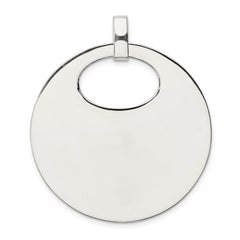 Sterling Silver Polished Pendant