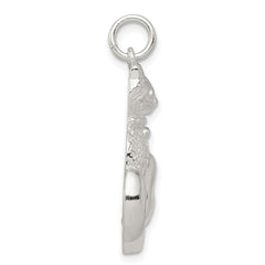 Sterling Silver Cat Charm - 6