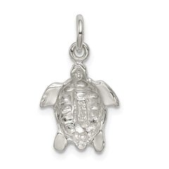 Sterling Silver Turtle Charm - 2