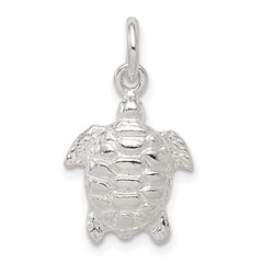 Sterling Silver Turtle Charm - 2