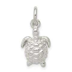 Sterling Silver Turtle Charm - 4