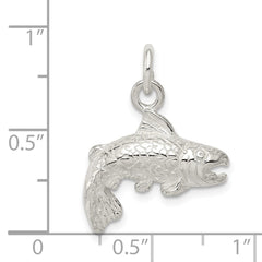 Sterling Silver Fish Charm - 3