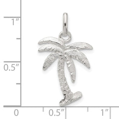 Sterling Silver Palm Tree Charm - 2