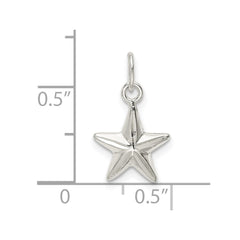 Sterling Silver Star Charm - 7
