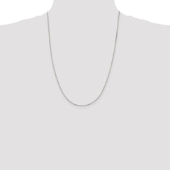 Sterling Silver 1.5mm Beveled Oval Cable Chain