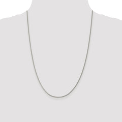Sterling Silver Rhodium-plated 1.5mm Curb Chain - 7