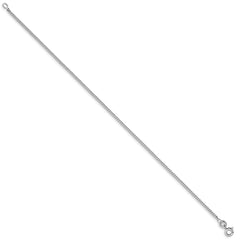Sterling Silver Rhodium-plated 1.5mm Curb Chain - 10