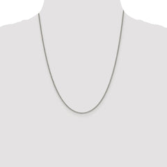 Sterling Silver Rhodium-plated 1.75mm Curb Chain