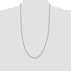 Sterling Silver Rhodium-plated 2mm Curb Chain - 8
