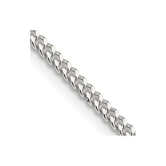 Sterling Silver 2mm Curb Chain - 12