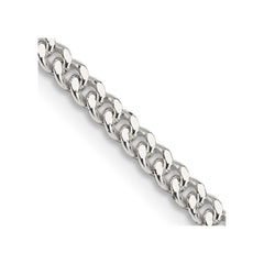 Sterling Silver 3mm Curb Chain - 11