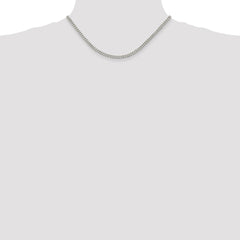Sterling Silver 3.5mm Curb Chain - 4