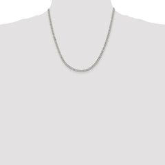 Sterling Silver 3.5mm Curb Chain - 10