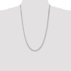 Sterling Silver 4.5mm Curb Chain - 12