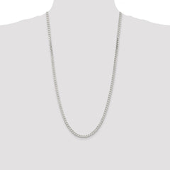 Sterling Silver 4.5mm Curb Chain - 13