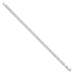 Sterling Silver 4.5mm Curb Chain - 9