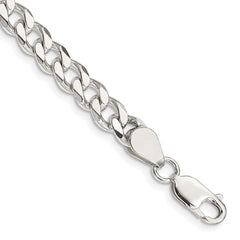Sterling Silver 6.5mm Curb Chain - 13