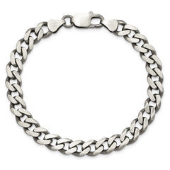 Sterling Silver Antiqued 7.5mm Curb Chain - 2