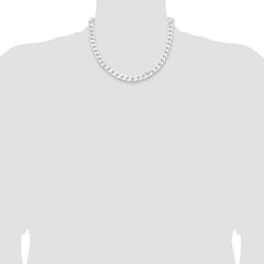 Sterling Silver 9.3mm Curb Chain - 5