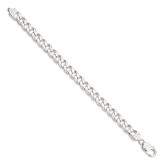 Sterling Silver 9.3mm Curb Chain - 8
