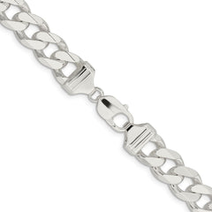 Sterling Silver 13mm Curb Chain - 4