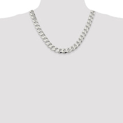 Sterling Silver 13mm Curb Chain - 4