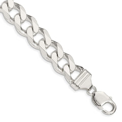 Sterling Silver 13mm Curb Chain - 6