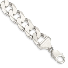 Sterling Silver 14.5mm Curb Chain - 4