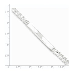 Sterling Silver Curb ID Bracelet - 2