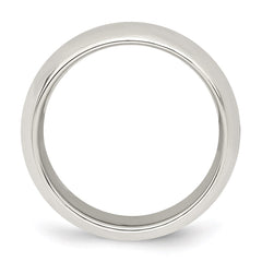 Sterling Silver 7mm Comfort Fit Size 7 Band