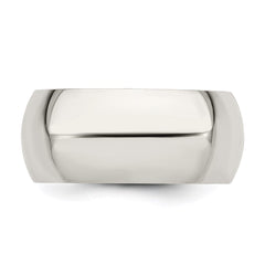 Sterling Silver 9mm Comfort Fit Size 12 Band