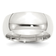 Sterling Silver 9mm Comfort Fit Size 7 Band