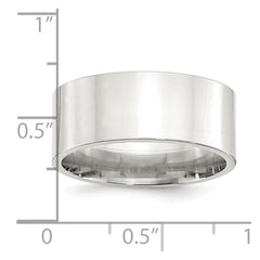 Sterling Silver 9mm Comfort Fit Flat Size 6 Band