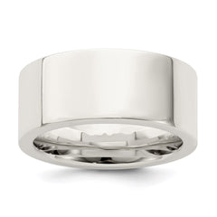 Sterling Silver 9mm Comfort Fit Flat Size 12 Band