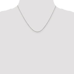 Sterling Silver 1mm Cable Chain w/2in ext.