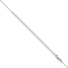 Sterling Silver 1mm Cable Chain w/4in ext.