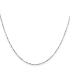 Sterling Silver 1.25mm Cable Chain - 9