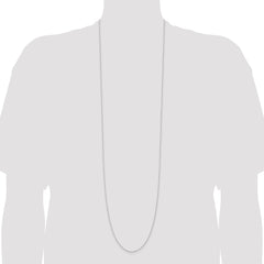 Sterling Silver 1.25mm Cable Chain - 4