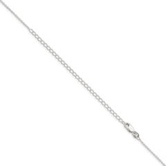 Sterling Silver 1.25mm Cable Chain w/4in ext.