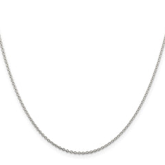 Sterling Silver 1.5mm Cable Chain - 11